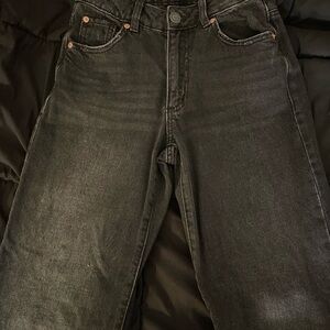 Garage Black Wide Leg Jeans 00